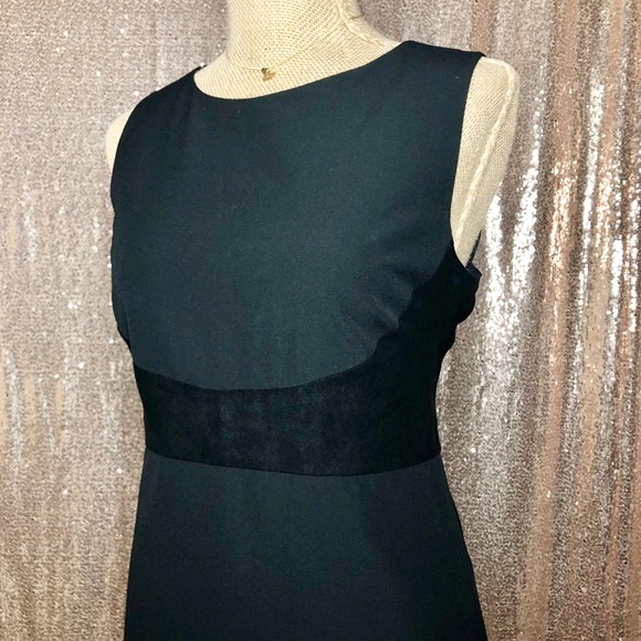 MICHAEL KORS Black Suede Sheath Dress - Picture 2 of 6